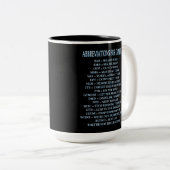 Abréviations Pour Gamers MMOPRG Humour Mug (Devant droit)