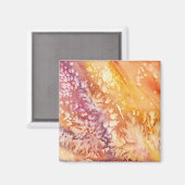 Abriek Roos Abstract ontwerp Magneet (Voorkant / Achterkant)