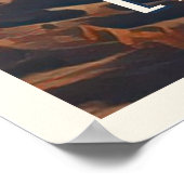 Abriès en Queyras Skiresort Poster (Hoek)