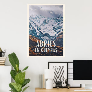 Abriès en Queyras Skiresort Poster