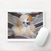 Abrigade Puppy-sprekende wending Muismat (Met muis)