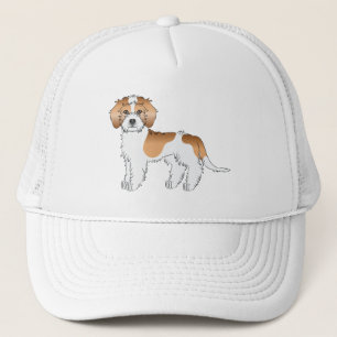 Abrikoos Parti-kleur Mini Goldendoodle Hond Trucker Pet