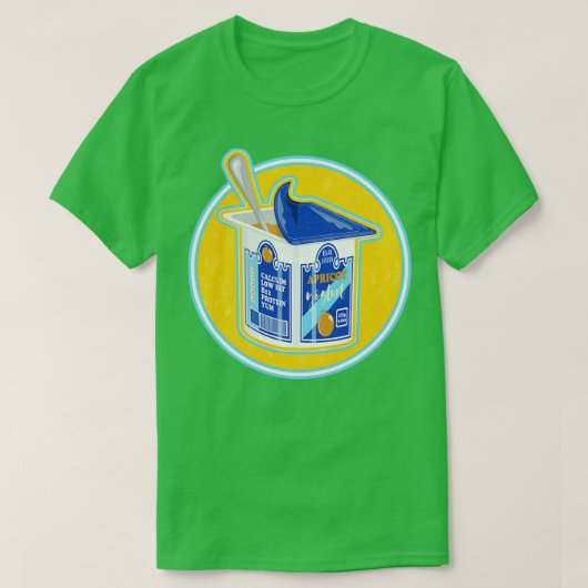 Abrikoos yoghurt Pottle T-shirt (Design voorkant)
