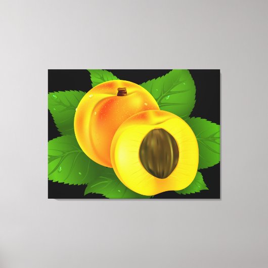 Abrikozen Canvas Afdruk (Voorkant)