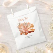 Abrikozen Crush Succulente Kleuren Bedankzakje (Geknipt)