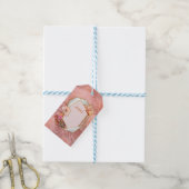 Abrikozen Crush Succulente Kleuren Cadeaulabel (Met Touw)