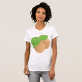 Abrikozen Vrouwen T-shirt (Voorkant volledig)