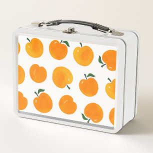 Abrikozen Waterverf Witte Achtergrond 