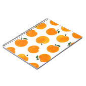 Abrikozen Waterverf Witte Achtergrond  Notitieboek (Linkerzijde)