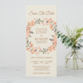  abrikozenbloem Bewaar de datum Kaart (Staand voorkant)