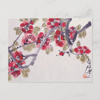 Abrikozenbloesems Briefkaart