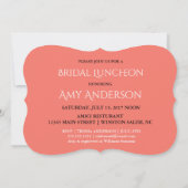 Abrikozenhuwelijk is mijn Bridesmaid Bridal Partij Kaart (Achterkant)