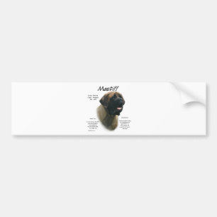 Abrikozenmastiff Geschiedenis Bumpersticker