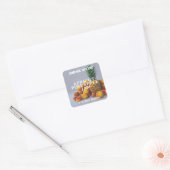 Abriot Pineapple Jam Vierkante Sticker (Envelop)