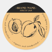 Abrit Jam Jar Label Packaging Design (Voorkant)