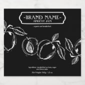 Abrit Jam Jar Label Packaging Design Sparkling Wijnetiket (Enkel label)