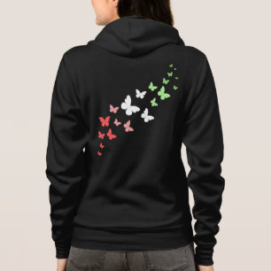 Abrosexuele Vlinder Trots Hoodie