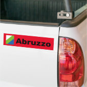 Abruzzen vlag (Italië) Bumpersticker (Op Truck)