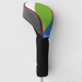 Abruzzen vlag (Italië) Golfheadcover (Schuin)