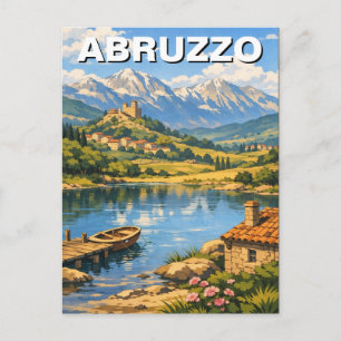 Abruzzo Italië Reizen Briefkaart