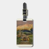 Abruzzo Italy Vintage Poster Bagagelabel (Voorkant verticaal)