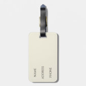 Abruzzo Italy Vintage Poster Bagagelabel (Achterkant verticaal)