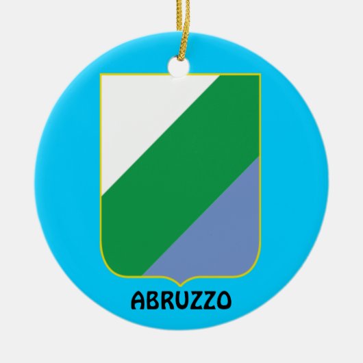 Abruzzo Region Cristmas Ornament (Voorkant)