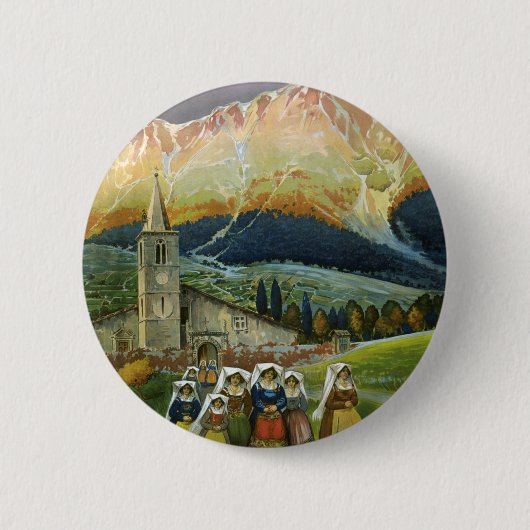 Abruzzo Ronde Button 5,7 Cm (Voorkant)