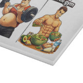 Abs Are Made in the Kitchen Chopping Board Snijplank (Hoek)