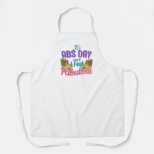 Abs Day Core Workout - Pug Hondenliefhebber Schort