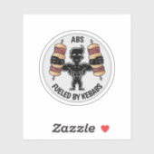 Abs en Kebab Sticker (Vel)
