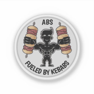 Abs en Kebab Sticker