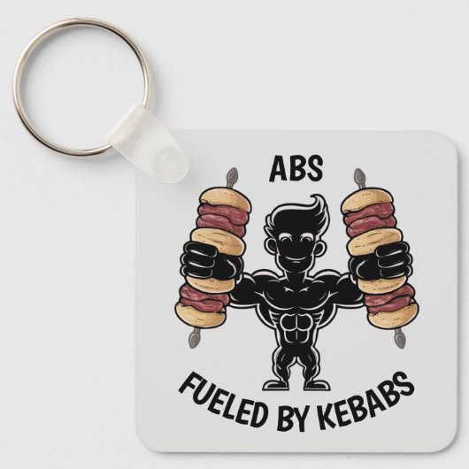Abs en Kebabs Sleutelhanger (Voorkant)