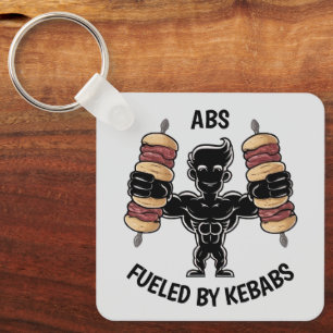 Abs en Kebabs Sleutelhanger