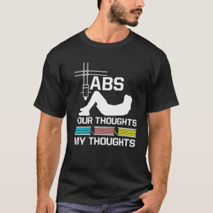ABS Uw gedachten Mijn visie 3D-printer T-shirt