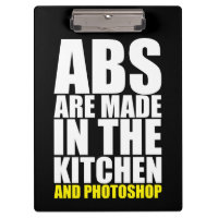 abs wordt gemaakt in de keuken en Photoshop - grap