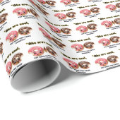 ABS ZIJN COOL, MAAR MOETEN DONUTS PROBEREN CADEAUPAPIER (Rol Hoek)