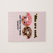 ABS ZIJN COOL, MAAR MOETEN DONUTS PROBEREN LEGPUZZEL (Horizontaal)