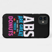 Abs zijn geweldig, maar heb je donuts geprobeerd? Case-Mate iPhone case (Achterkant (horizontaal))