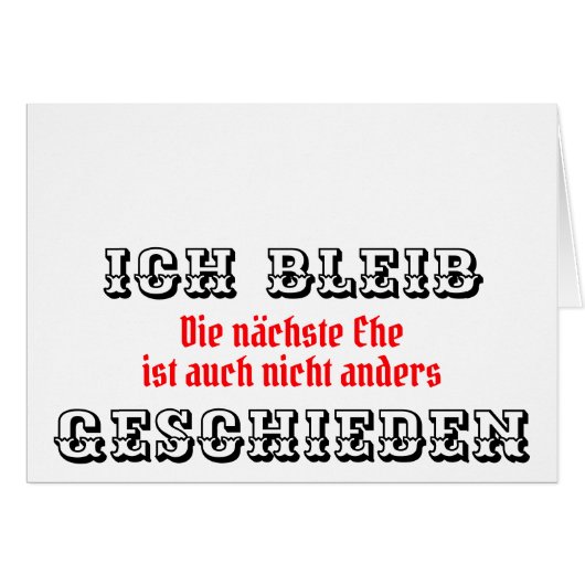 Absage an die Männerwelt (Devant horizontal)