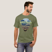 Absaroka-Beartooth Wilderness (pijlpunt) T-shirt (Voorkant volledig)