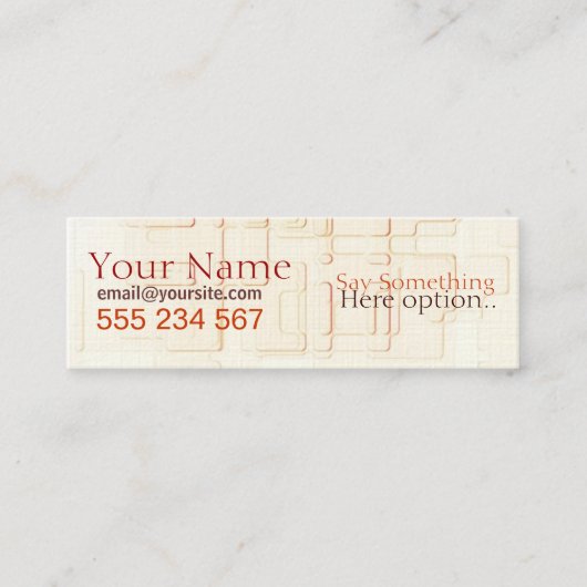 Absatech Mini Carte de visite (Devant)