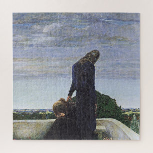 “Abschied” (Vaarwel) door Heinrich Vogeler Legpuzzel
