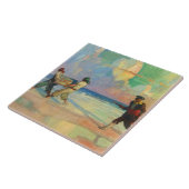 "Absconding with the Treasure" van NC Wyeth Tegeltje (Zijkant)