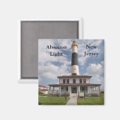 Absecon Light, magneet uit New Jersey (Voorkant / Achterkant)