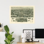 Absecon, NJ Panoramic Map - 1924 Poster (Thuiskantoor)