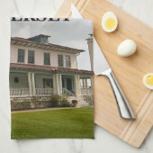 Absecon vuurtoren, New Jersey theedoek (Quarter Fold)