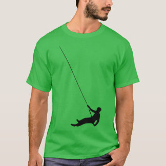 Abseilen retro t-shirt