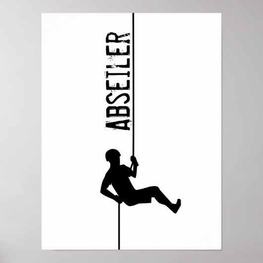 Abseiler Poster (Voorkant)
