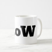 Absence tasse de café de cire/de "AoW" de logo (Devant droit)